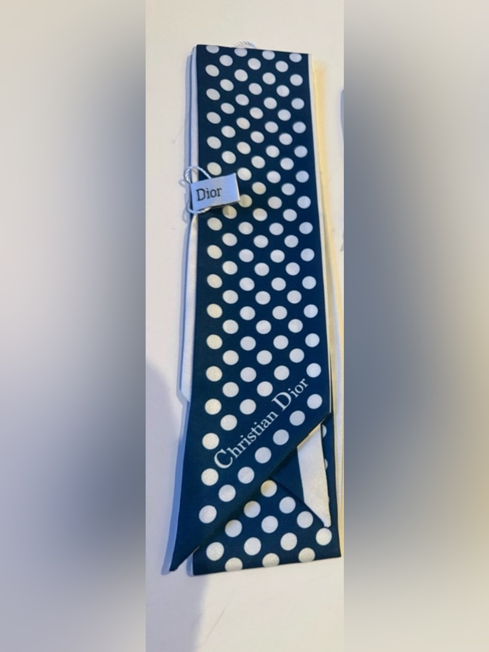 Silk Twillies Scarf Set - Blue and white , Pink